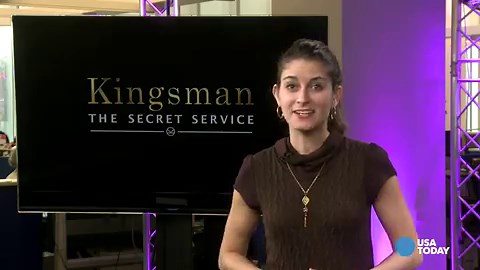 Watch Colin Firth's 'Kingsman' stunt double in action | USA Entertainment Now