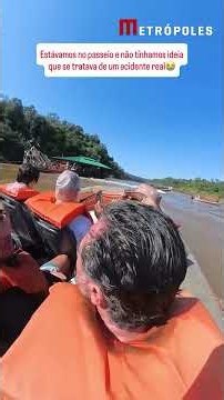 Vídeo mostra momentos após barco virar e matar turista holandês nas Cataratas do Iguaçu