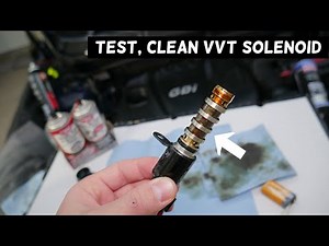 HOW TO CLEAN AND TEST VVT SOLENOID ON KIA OPTIMA