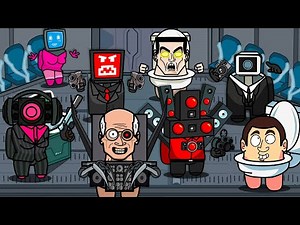 skibidi toilet in among Us ◉ funny animation among us (compilation 26)