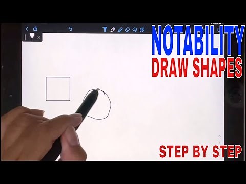 ✅ How To Draw Shapes In Notability 🔴