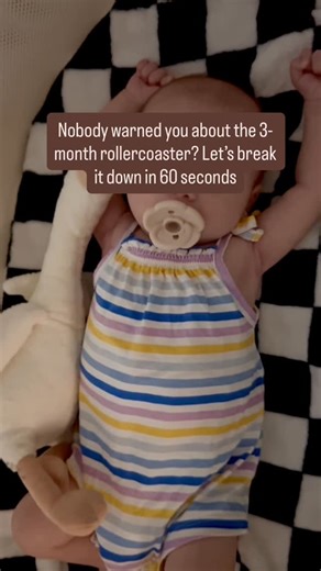 Independent Sleepers on Instagram: "3-month-old turned into a different baby overnight? Here’s what’s actually going on 👇 🌀 What’s normal right now: • Frequent feedings + increased appetite • Fussy clinginess + sleep disruption • Big brain growth = alertness, smiles, movement • Naps? Might be a hot mess temporarily 💡 What to do: • Stick to a calming routine • Babywear and contact nap if needed • Don’t panic — this is a short phase (2–4 days!) • Trust that your baby is growing in amazing ways 