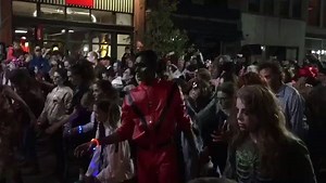 20K views · 490 reactions | Happy Halloween! Enjoy this look at a uniquely Boulder Halloween tradition: Saturday's "Thriller" flash mob on Pearl Street. Video by murraymeetze via Twitter. | City of Boulder Colorado Government | Facebook