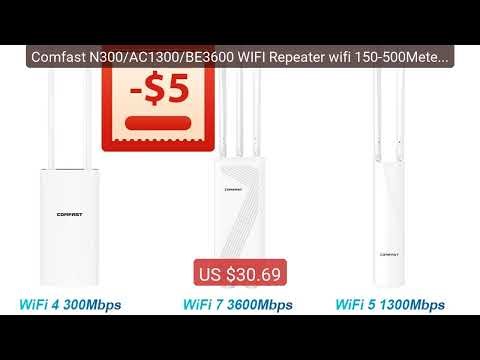 Comfast N300/AC1300/BE3600 WIFI Repeater wifi 150-500Meters Lo... — Hot Deal 2026 | Limited Offer!