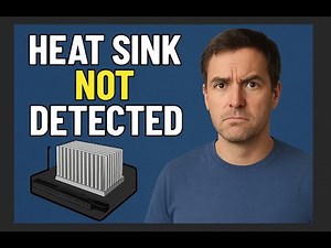 How to Solve "Heat sink not detected" Error on any Dell computer.