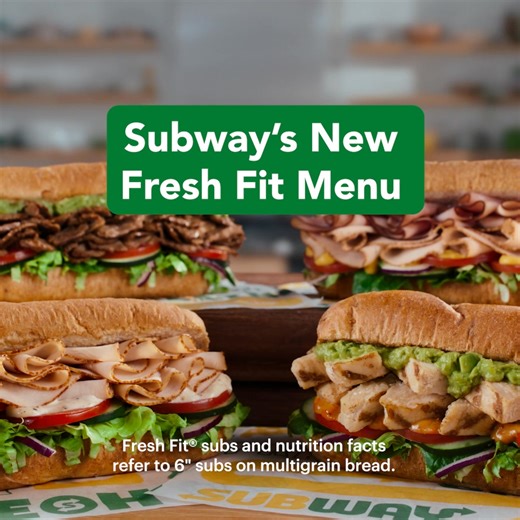 6K views | New Fresh Fit menu goes so hard  | Subway | Facebook
