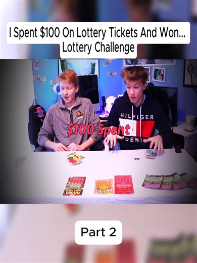Part:2 I Spent $100 On Lottery Tickets And Won... | Lottery Challenge#viralvideo