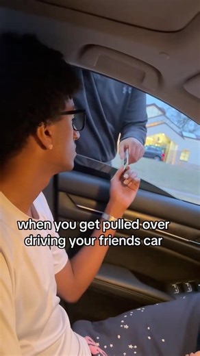 Getting pull over in friends car😭 #trending #automobile #viral #cartok #trending #shorts #skit