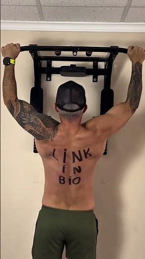 The ultimate wall mounted pull up bar for home workouts.