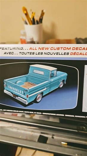 1960 Chevy Apache Pickup custom part 1 box art