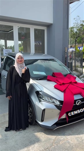 Alhamdulillah 🤍 Myvi on the road! Terima kasih, semoga urusan dipermudahkan & perjalanan sentiasa smooth 🚗✨ #perodua #Myvi #deliver