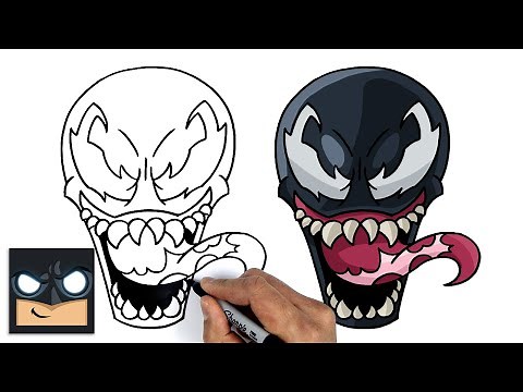 How To Draw Venom | Step By Step Tutorial