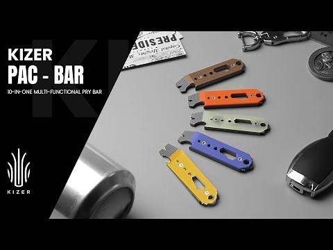 Pac-Bar: 10-in-One Pocket-Sized Multi-Functional Pry Bar