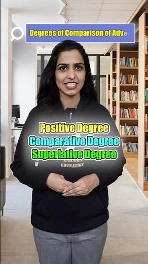 What are the Degrees of Comparison of Adverbs | Positive, Comparative & Superlative Degrees #shorts