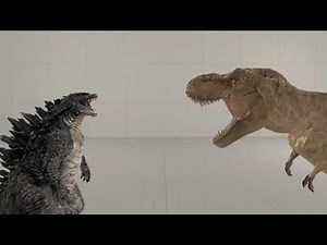 [SFM] Legendary Godzilla and Tyrannosaurus Rex (Inspired by SXR123)