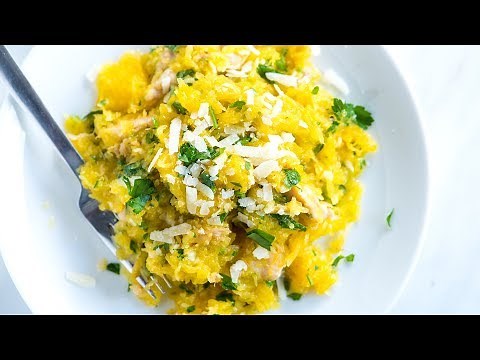 Parmesan Spaghetti Squash with Chicken Recipe