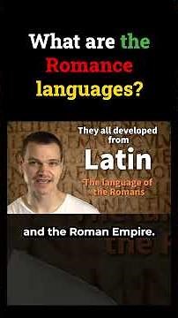 What are the Romance languages? (2015)