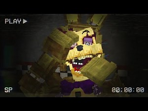 Un VHS de FNAF en Minecraft