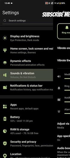 How to enable Touch Sound and vibration in vivo y 19s 5g mobile ma 📱📸 subscribe me 📸📷