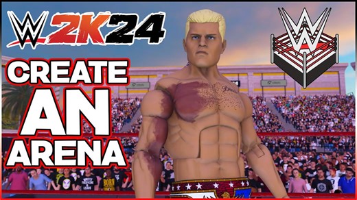 WWE 2K24 Create An Arena + ELITE Cody Rhodes vs Seth Rollins In MY Arena!
