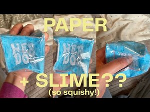 PAPER NEE DOH SQUISHY TUTORIAL!! (SLIME!)