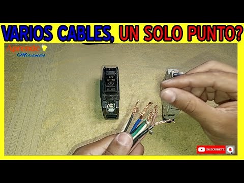ASI PUEDES CONECTAR VARIOS CABLES ELECTRICOS A UN SOLO PUNTO SIN COMETER ERRORES PELIGROSOS