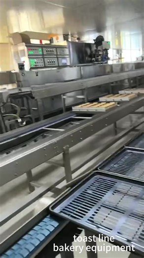 toast line #bakerymachines #bakeryequipment #breadfactory #industrybakery #croissant