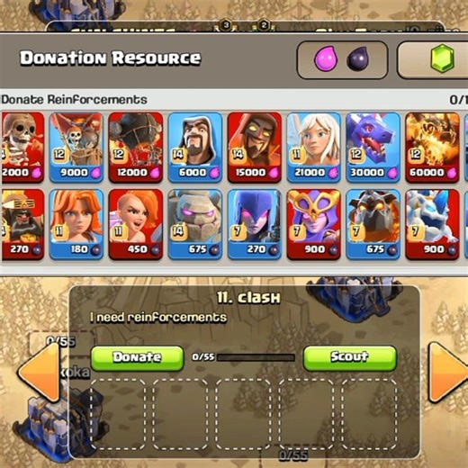 Best Donate Strategy for War☠️😱#BestStrategy#MobileGaming#coc
