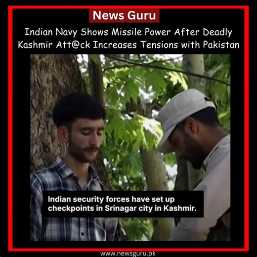 The Indian Navy has confirmed the successful test-firing of long-range precision missiles, underscoring its advanced strike capabilities. This military demonstration comes in the wake of a recent terrorist att@ck in Kashmir that claimed the l*ves of 27 civilians, escalating tensions with Pakistan. Video Credit goes to the respected owner! NO COPYRIGHT INFRINGEMENT IS INTENDED. #NewsGuru #IndianNavy #MissileTest #PrecisionMissiles #KashmirAttack #TensionsWithPakistan #MilitaryPower #StrikeCapabil