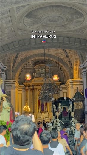 San Agustin church Intramurus Philippines 🇵🇭 , inside the church , holy week #holyweek #church ch
