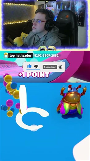 Sliding Fall Guys Points Creative Map #fallguys #livegaming #shorts