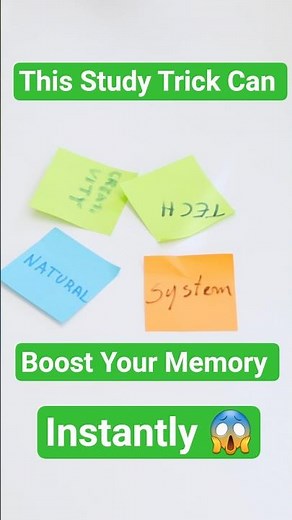 This Study Trick Can Boost Your Memory Instantly.