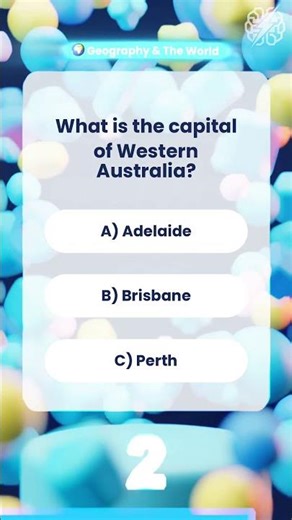 Western Australia Capital Quiz 🤔 Can You Get It?