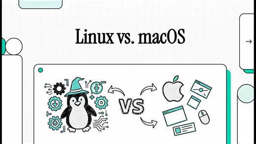 Linux vs Mac OS #linux #macOs #it #informatique #apprendre