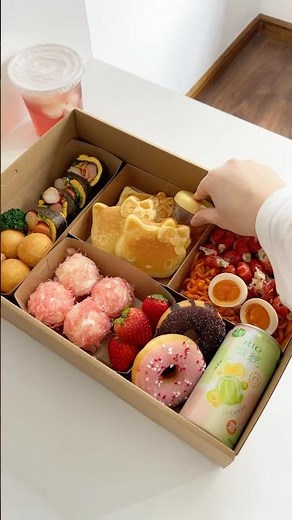 Make lunchbox for my bestie #asmr #food #lunchbox #asmrfood #lunch #satisfying #bestie