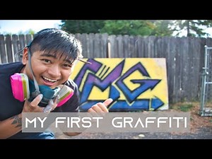 Graffiti First Timer - Using Krylon Spray Paint