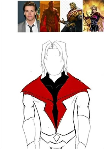 Day 11 Drawing - Redesigning MCU Adam Warlock