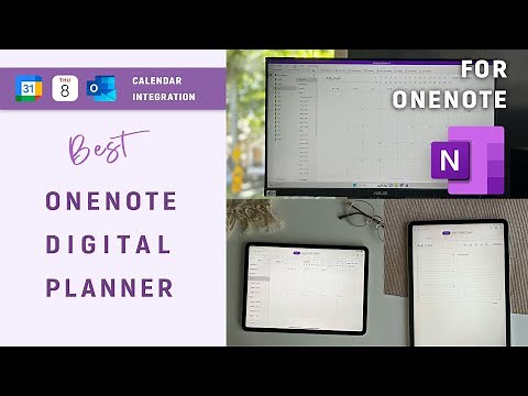 Best OneNote Digital Planner for Windows, Mac, iPad & Android