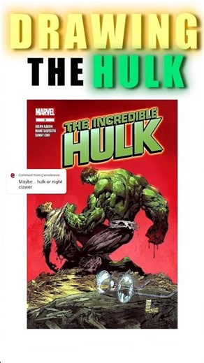 Drawing the Hulk! #shorts #drawing #art