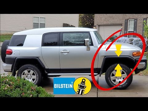 Bilstein 5100 Front Lift and Strut Installation on a Toyota FJ Cruiser