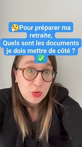Pour préparer ma retraite garder ses documents ✅ Tous vos bulletins de salaire ✅ Vos indemnités journalières (maladie, maternité…) ✅ Vos attestations Pôle emploi / chômage ✅ Vos documents de la CAF (congé parental, etc.) Pourquoi ? Parce qu'en cas d'anomalies ces documents peuvent vous apporter : 🔹 des trimestres 🔹 des points de retraite complémentaire #retraite #documentsimportants #trimestres #poleemploi #preparersaretraite | Comprendre & Préparer sa Retraite - Futurs Retraités