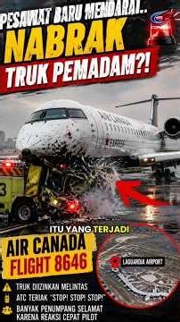 This plane collided with a fire truck 😱💀
