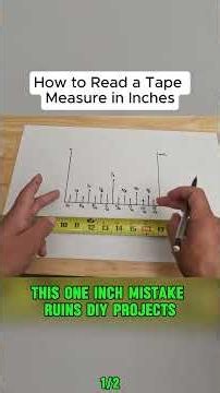 How to Read a Tape Measure in Inches 📏🔨 Easy Beginner Tutorial