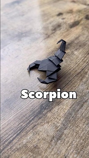 ORIGAMI SCORPION TUTORIAL FROM EASY ORIGAMI WORLD| HOW TO MAKE PAPER SCORPION ORIGAMI STEP BY STEP