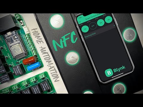 Automating your home using NFC tags, ESP32 & Blynk
