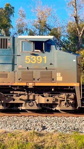 CSXT 5391 leads on CSX M841-16 with a Nice NF2 K5H on 02/16/2026 #Shorts #train