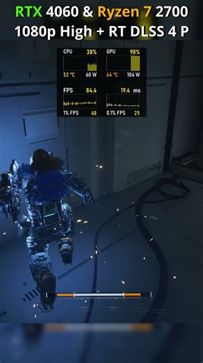 PRAGMATA running on an RTX 4060 | 1440p DLSS 4 P + RT #rtx4060 #optimization