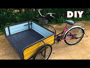Top-Notch Innovation: How a Clever Craftsman Created a Cargo Bike from Scratch!