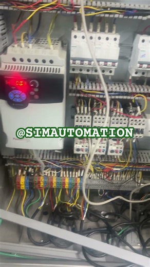 PLC Automation Panel for blender machine #trending #shortvideo by @simautomation #PLC #HMI #VFD #I