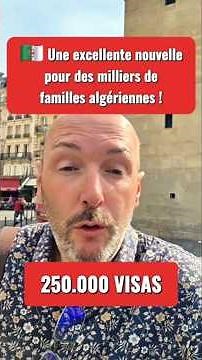 250,000 VISAS: HUGE NEWS FOR ALGERIAN FAMILIES! 🇩🇿❤️✊🏼 #Algeria